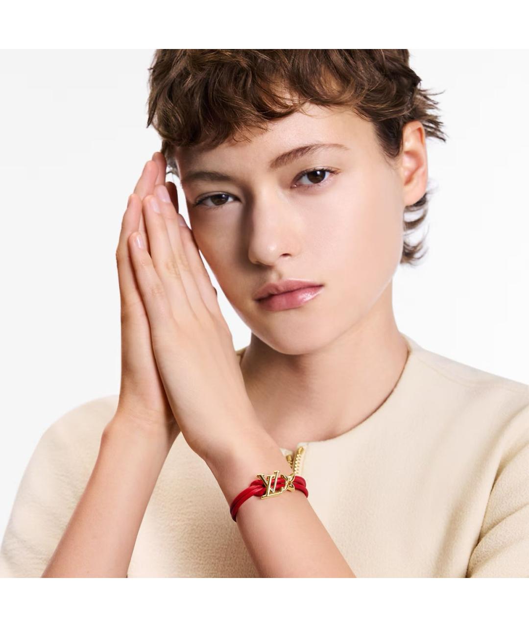 LOUIS VUITTON Красный браслет, фото 4