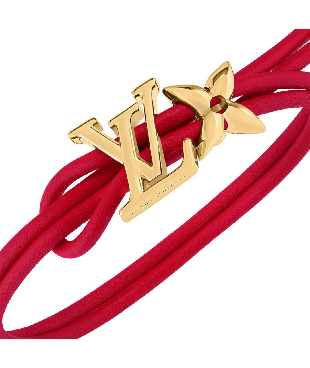 LOUIS VUITTON Красный браслет, фото 5