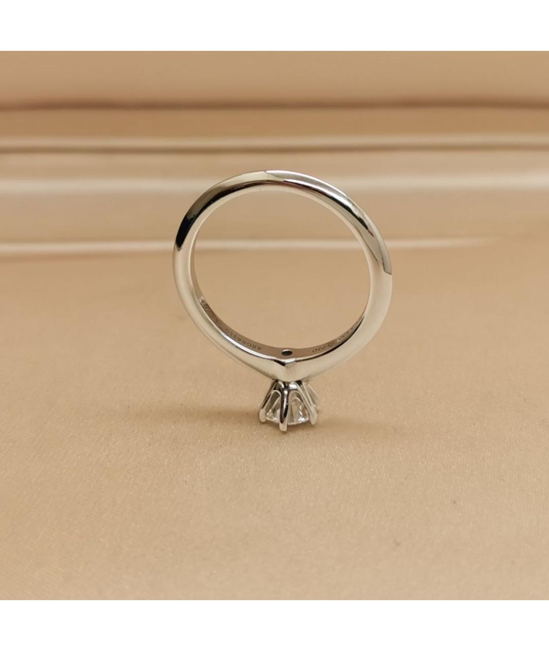 TIFFANY&CO Серебряное платиновое кольцо, фото 6