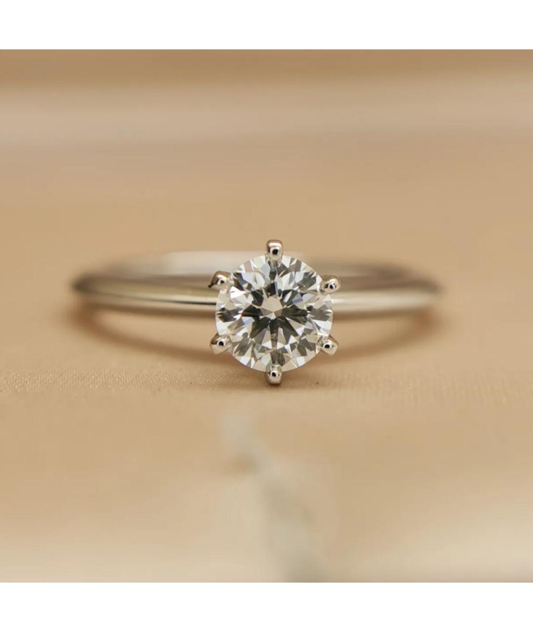 TIFFANY&CO Серебряное платиновое кольцо, фото 2