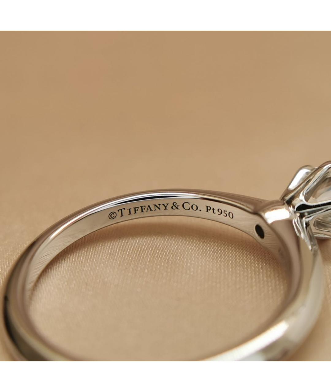 TIFFANY&CO Серебряное платиновое кольцо, фото 4