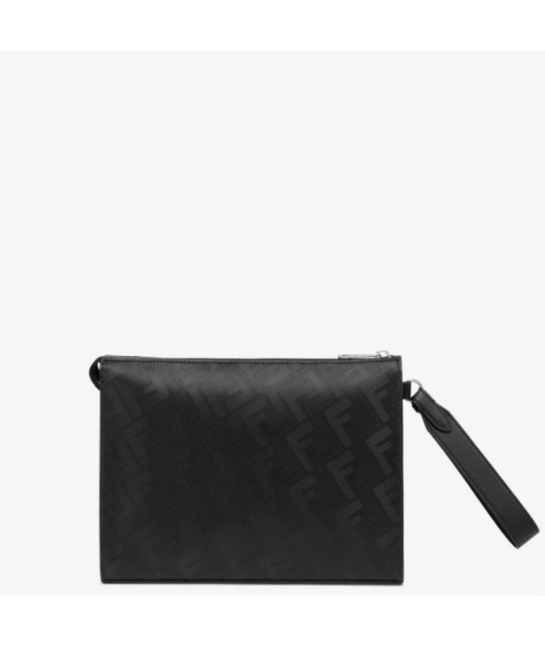 FENDI Черная кожаная папка для документов, фото 4
