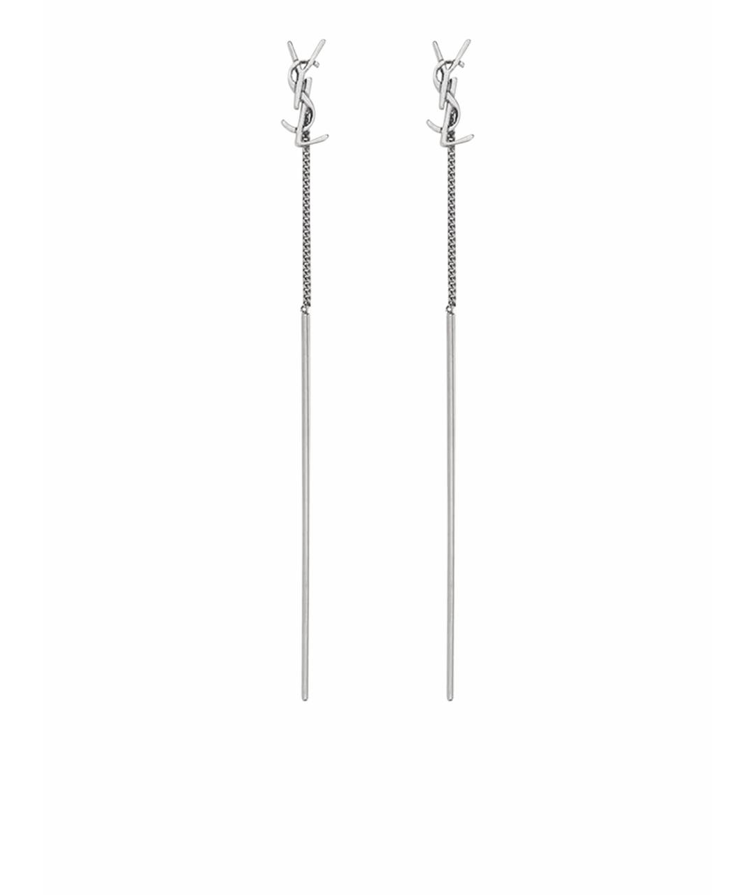 SAINT LAURENT Серебряные серьги, фото 1