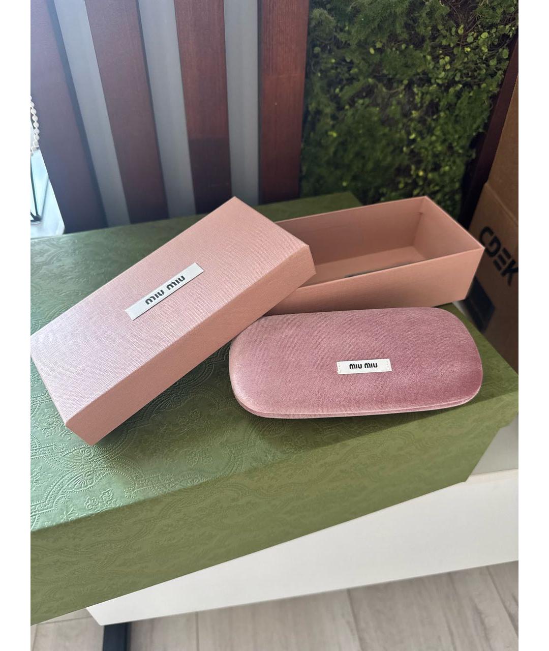 MIU MIU Мульти пластиковые солнцезащитные очки, фото 4