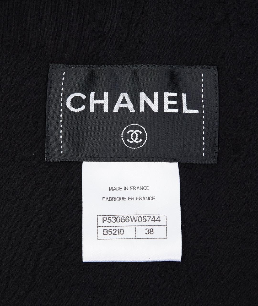 CHANEL Черный хлопковый жакет/пиджак, фото 6