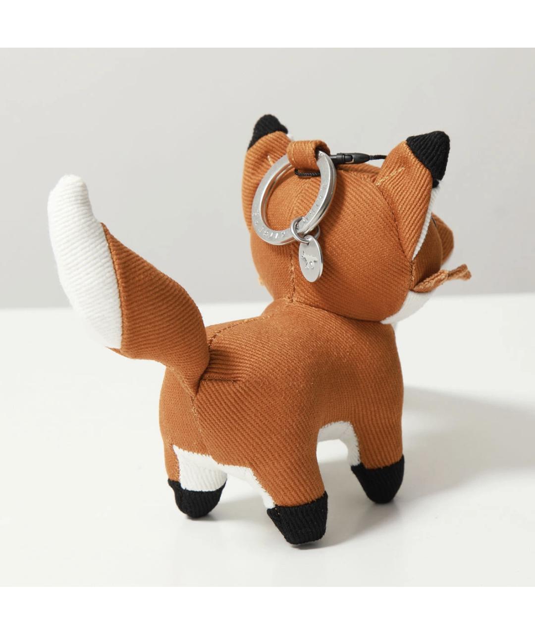 MAISON KITSUNE Оранжевый брелок, фото 4