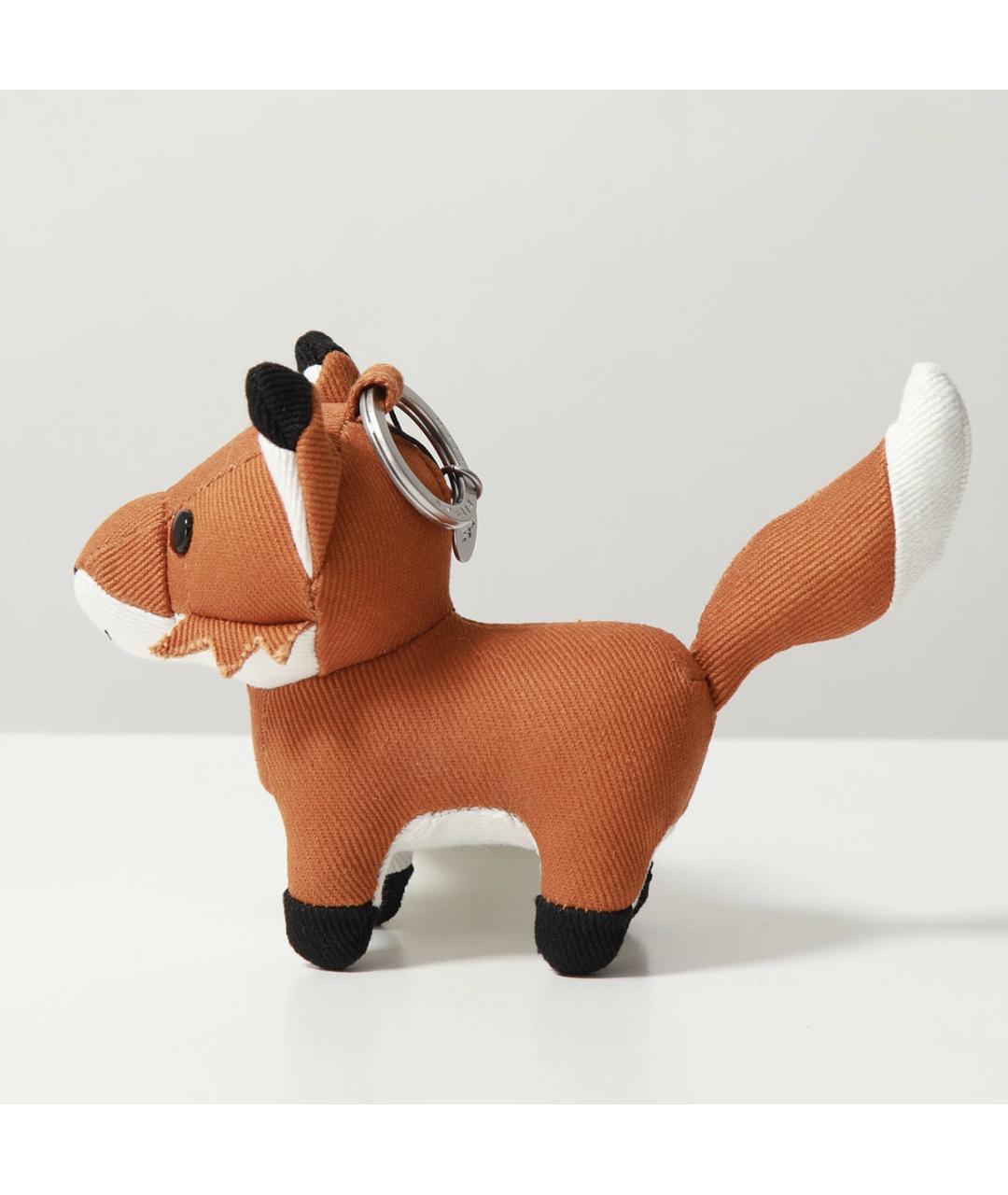 MAISON KITSUNE Оранжевый брелок, фото 3