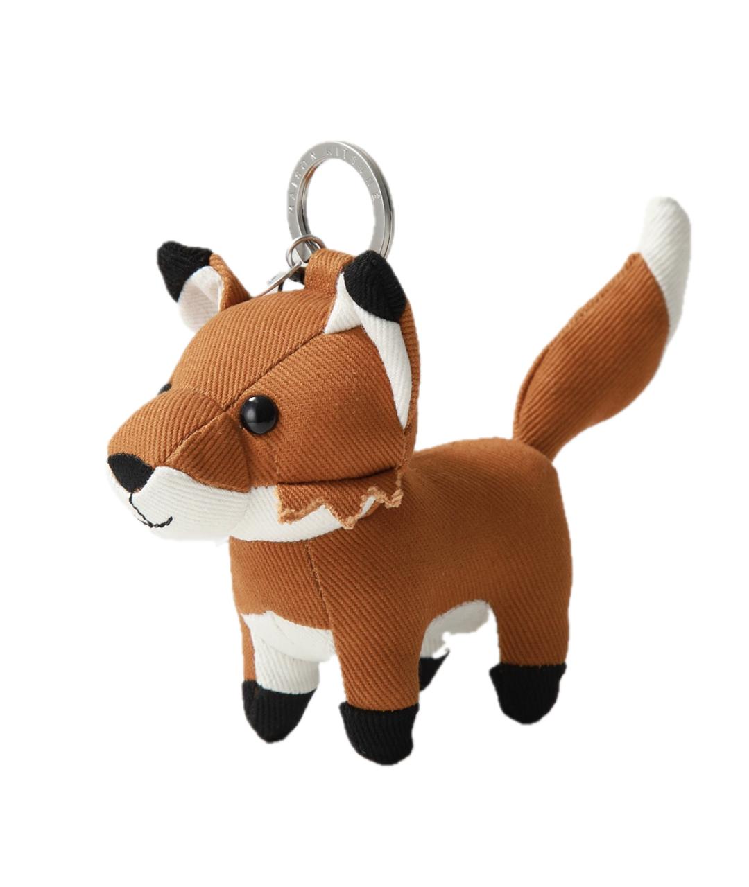 MAISON KITSUNE Оранжевый брелок, фото 2