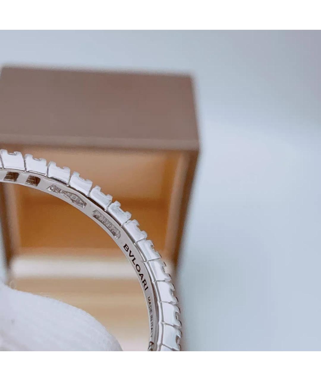 BVLGARI Белое кольцо из белого золота, фото 6