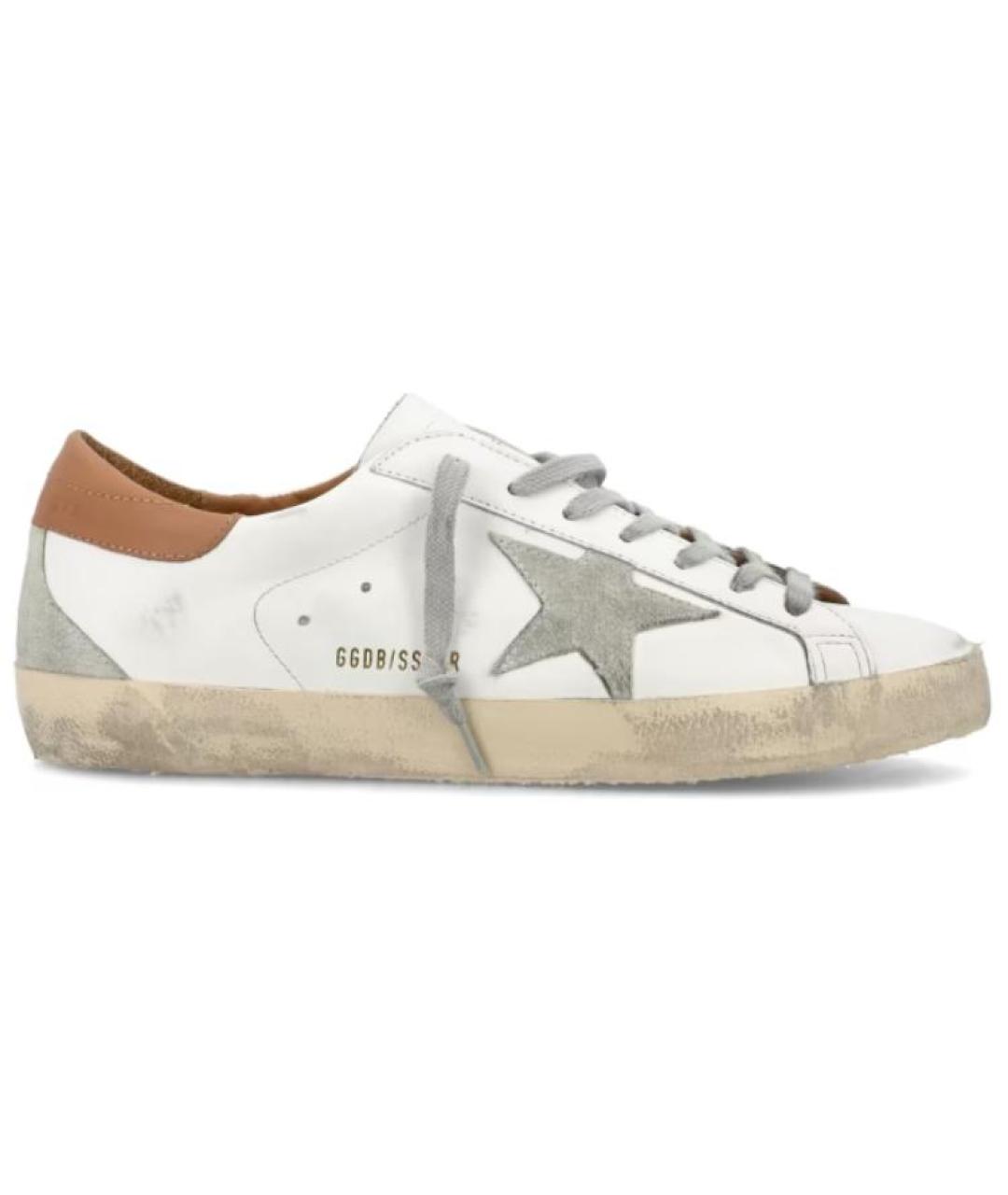 GOLDEN GOOSE DELUXE BRAND Белые низкие кроссовки / кеды, фото 1