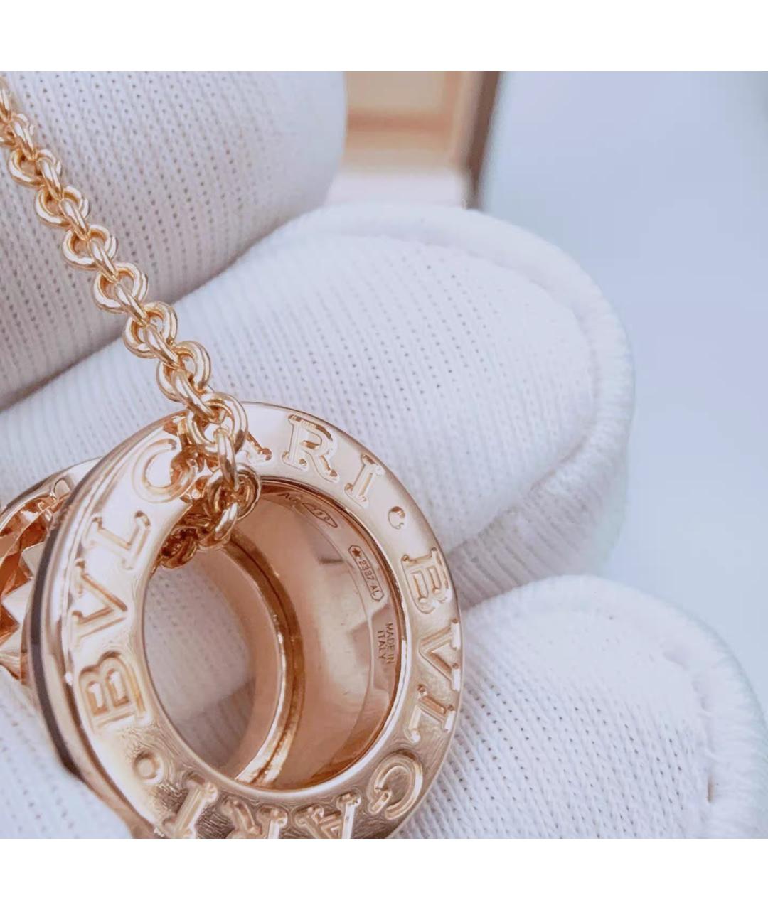 BVLGARI Розовое колье из розового золота, фото 4