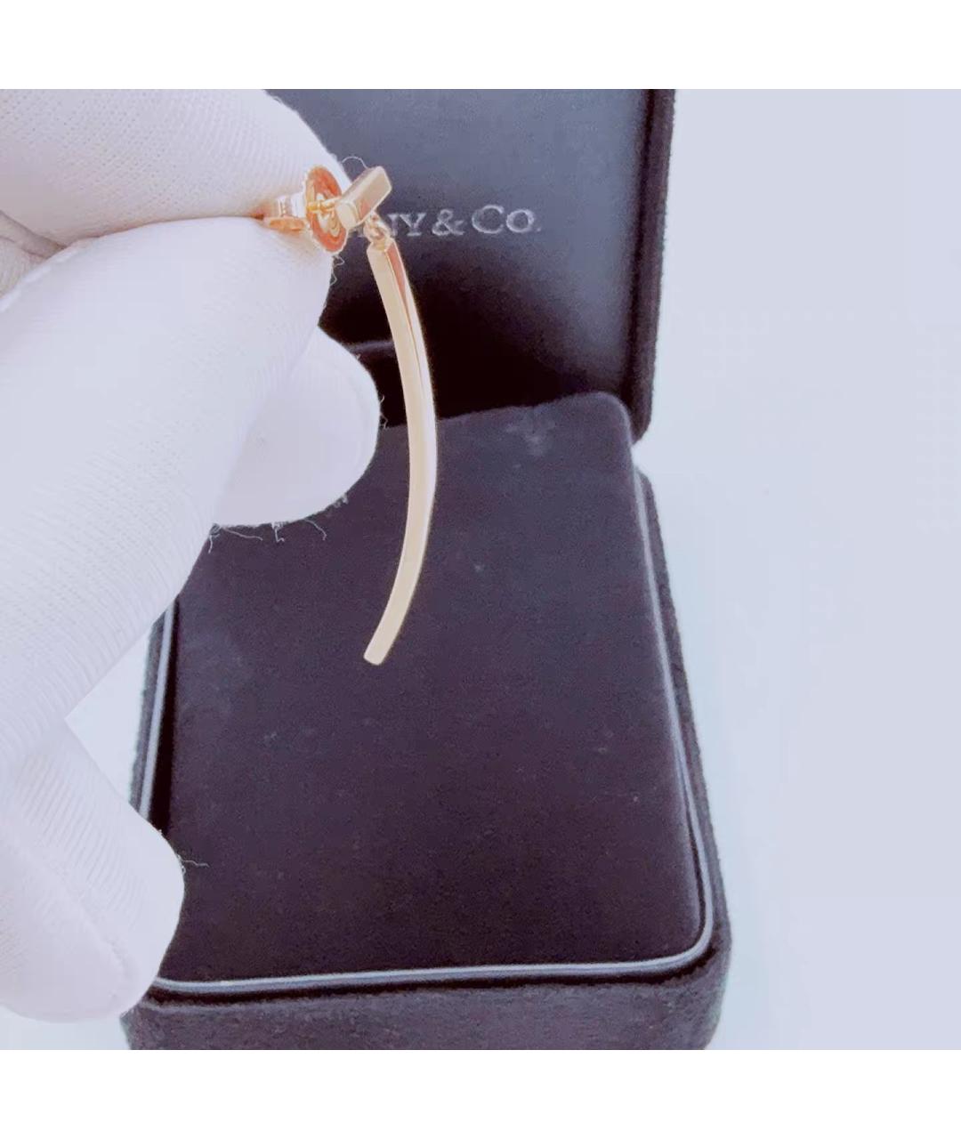 TIFFANY&CO Розовые серьги из розового золота, фото 4