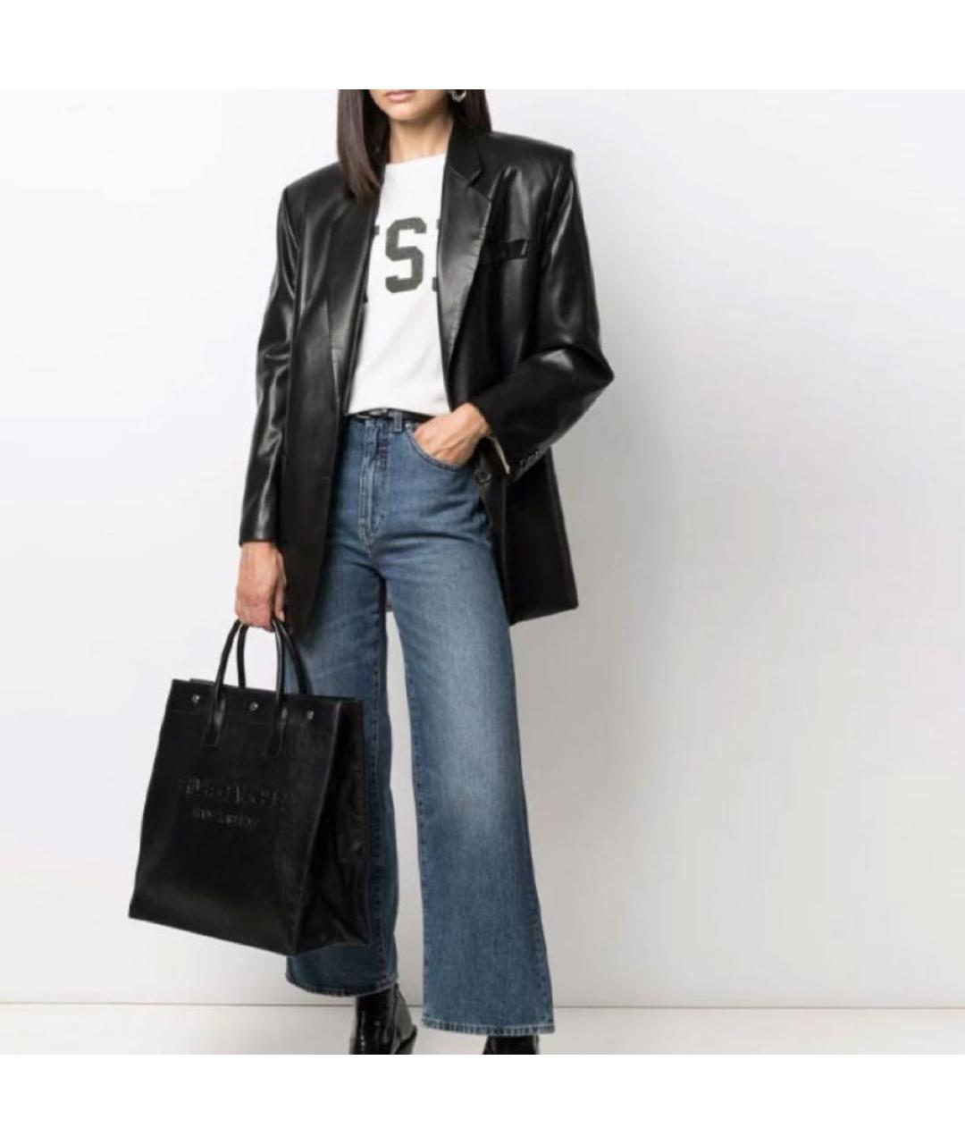 SAINT LAURENT Белая хлопковая футболка, фото 2