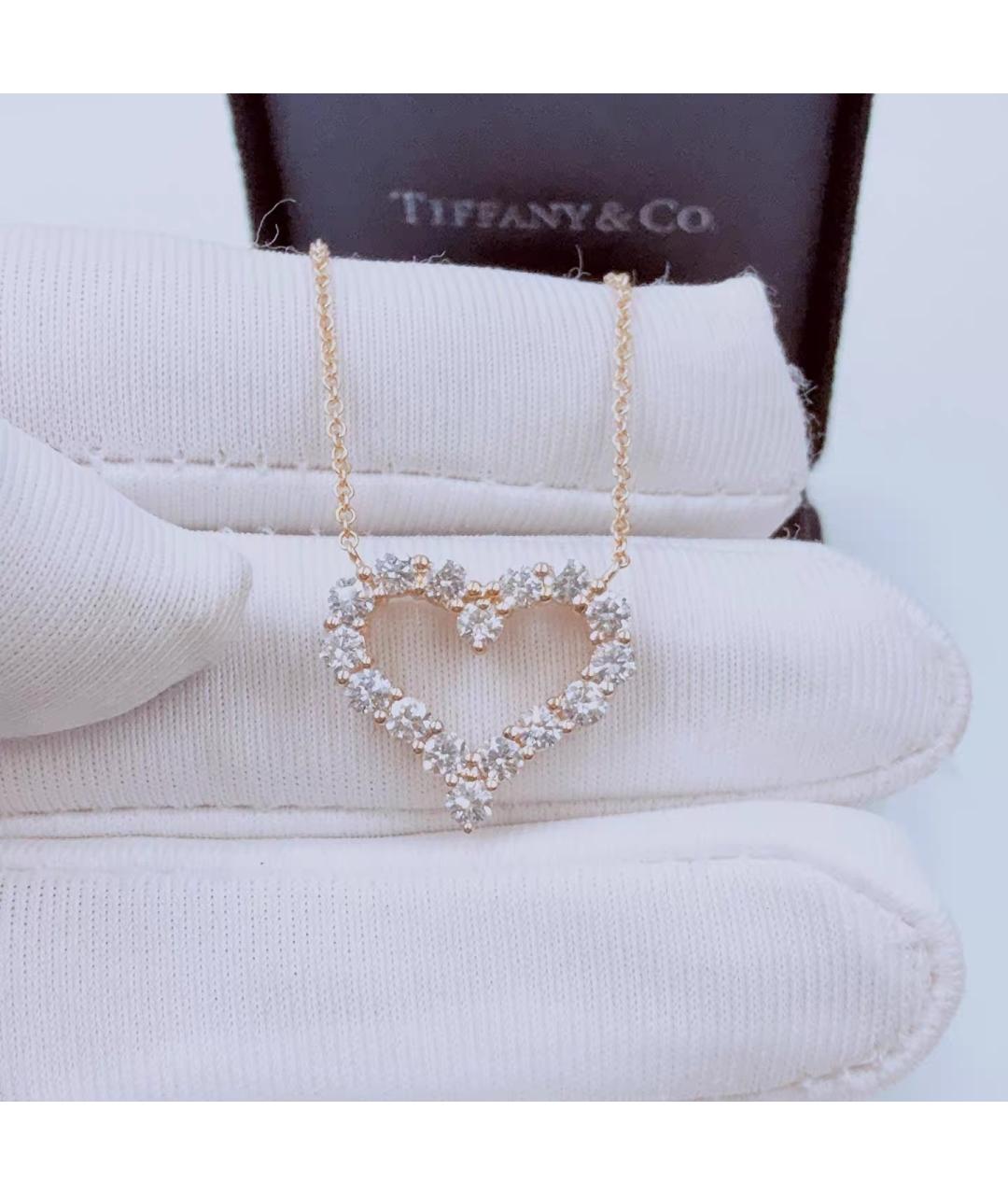 TIFFANY&CO Розовая подвеска из розового золота, фото 7