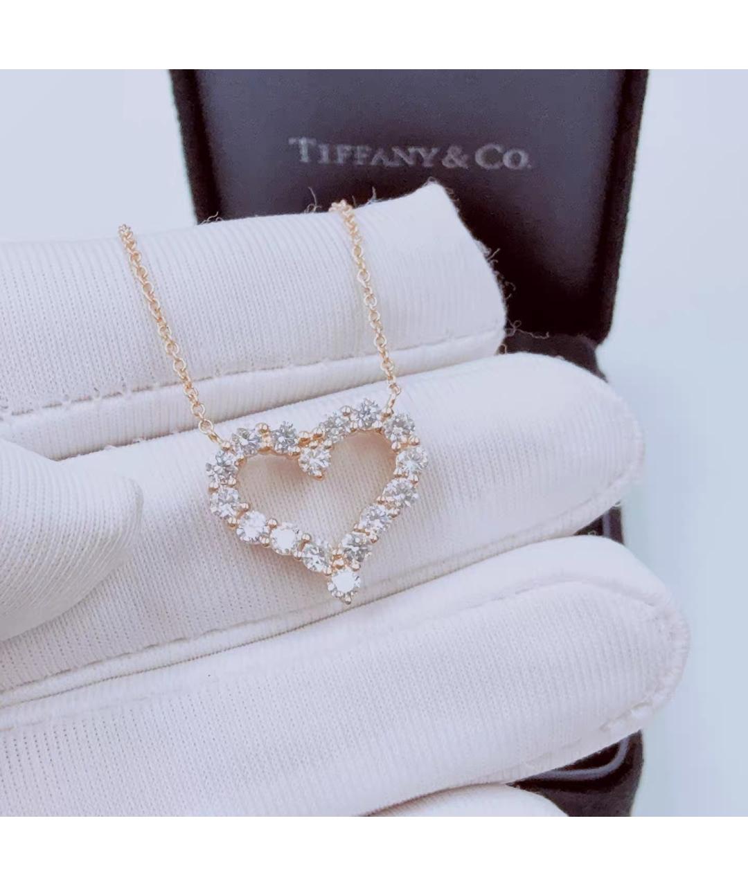 TIFFANY&CO Розовая подвеска из розового золота, фото 2