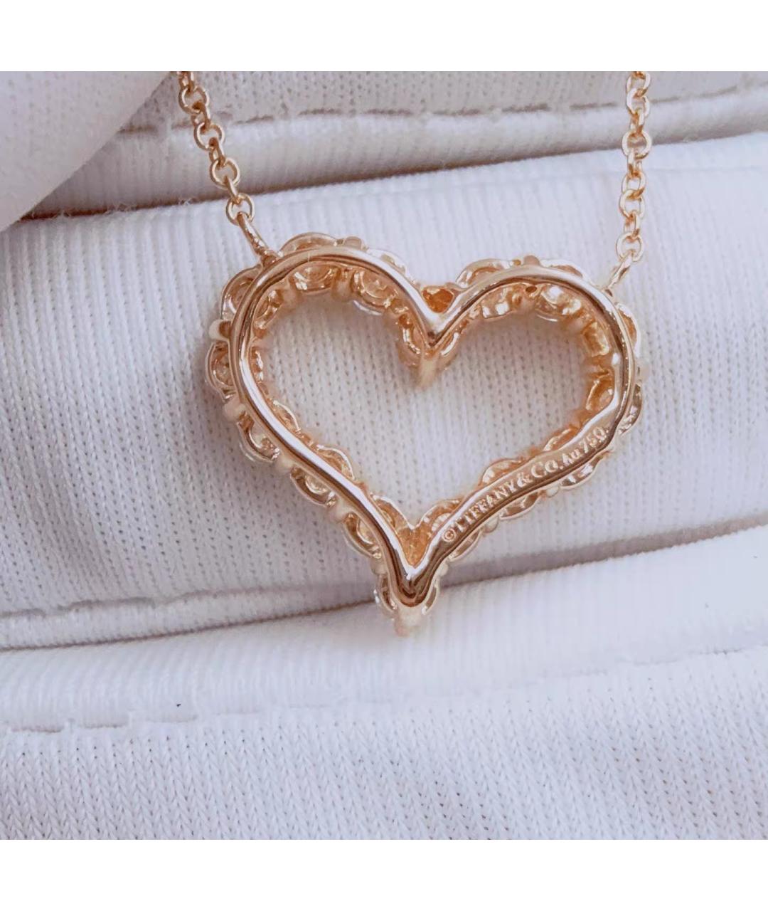 TIFFANY&CO Розовая подвеска из розового золота, фото 4