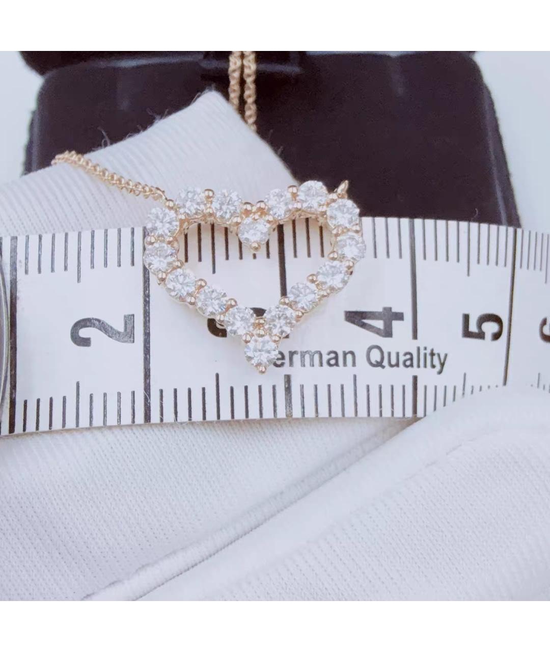 TIFFANY&CO Розовая подвеска из розового золота, фото 3