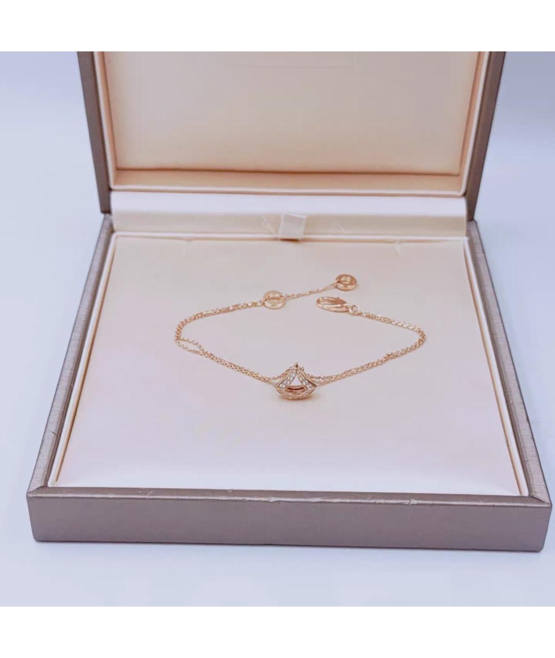 BVLGARI Розовый браслет из розового золота, фото 3
