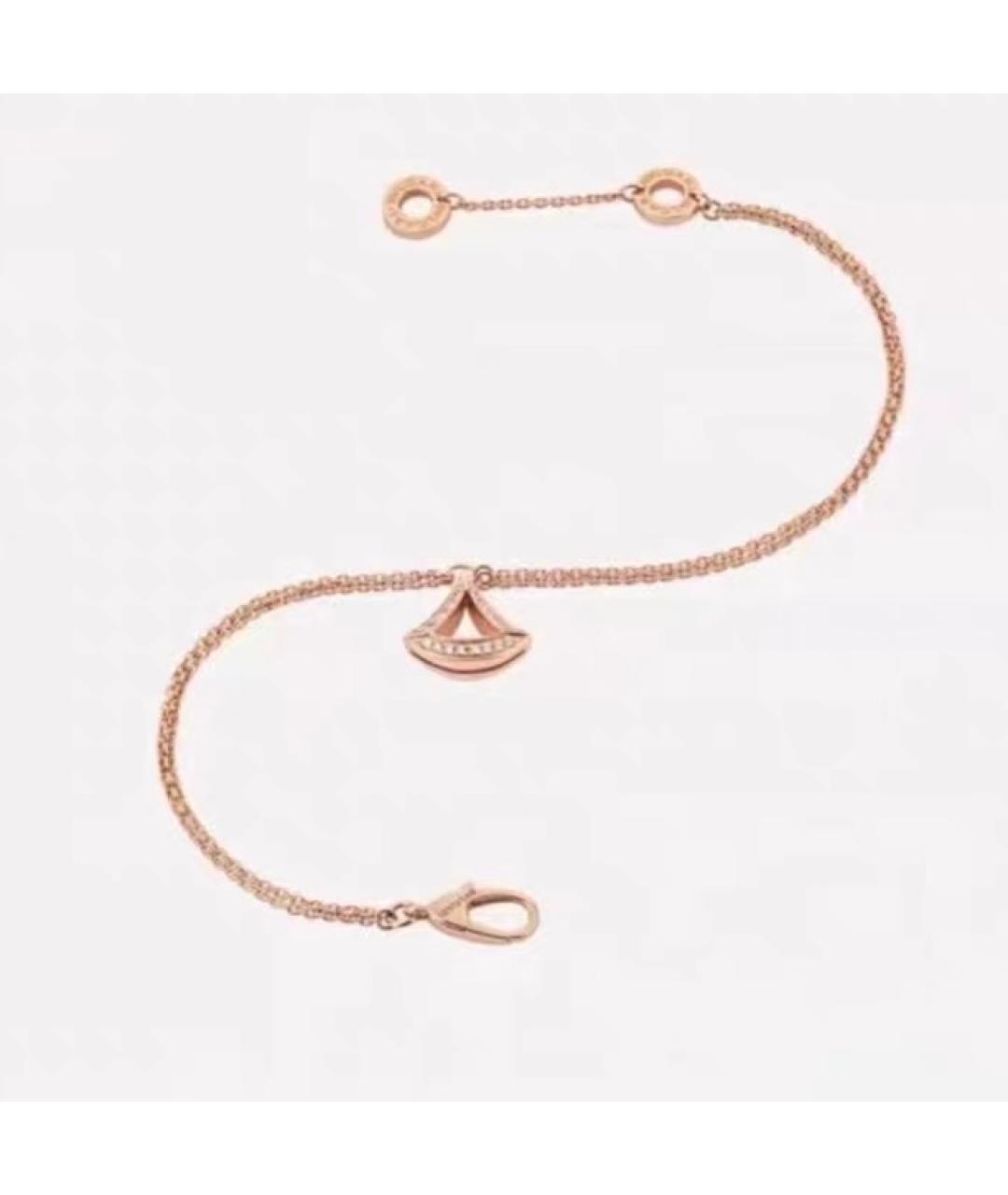 BVLGARI Розовый браслет из розового золота, фото 7