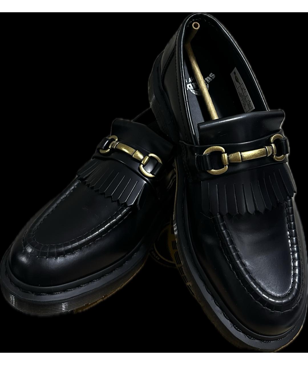 DR. MARTENS Черные кожаные лоферы, фото 2