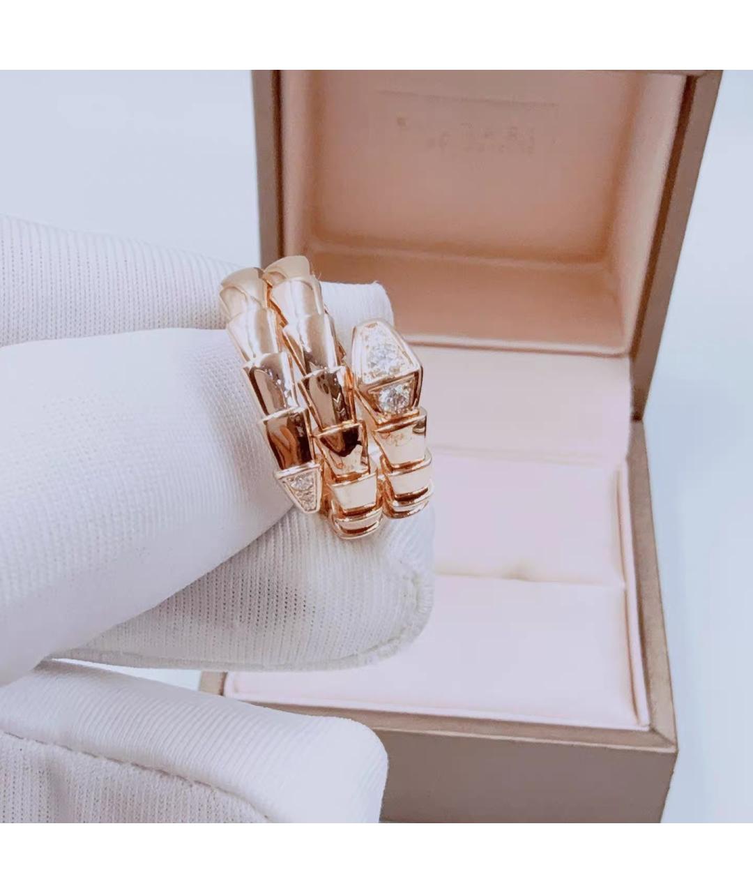 BVLGARI Розовое кольцо из розового золота, фото 3