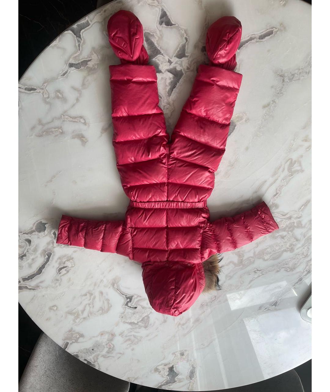 MONCLER KIDS Коралловый комбинезон, фото 2