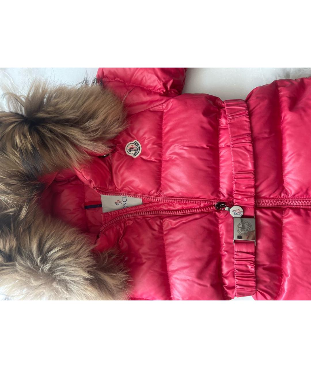 MONCLER KIDS Коралловый комбинезон, фото 4
