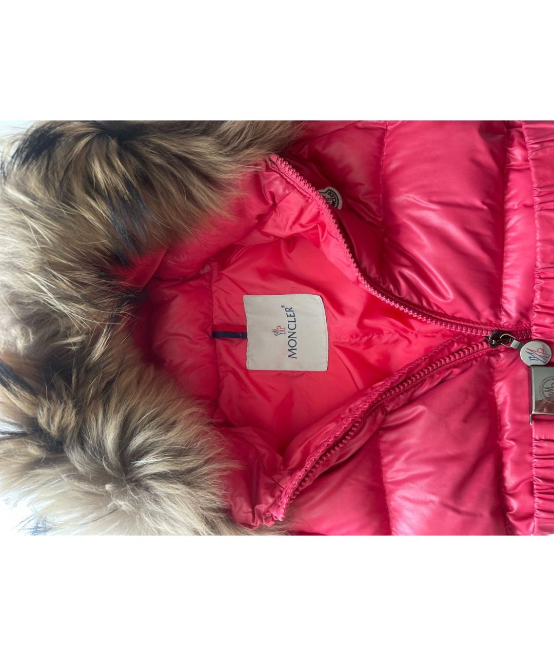 MONCLER KIDS Коралловый комбинезон, фото 3