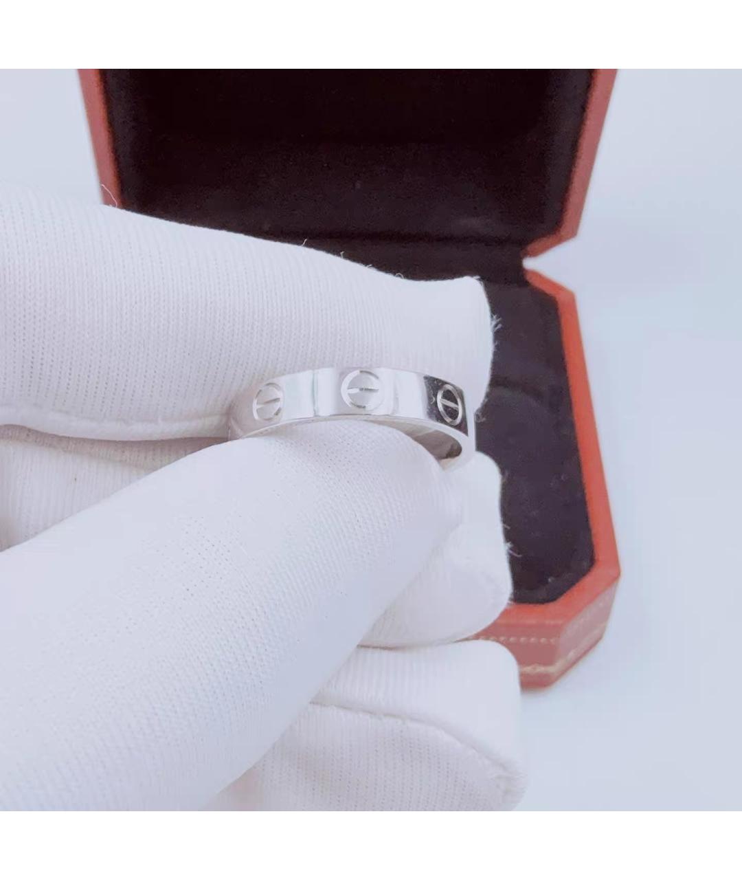 CARTIER Серебряное кольцо из белого золота, фото 4