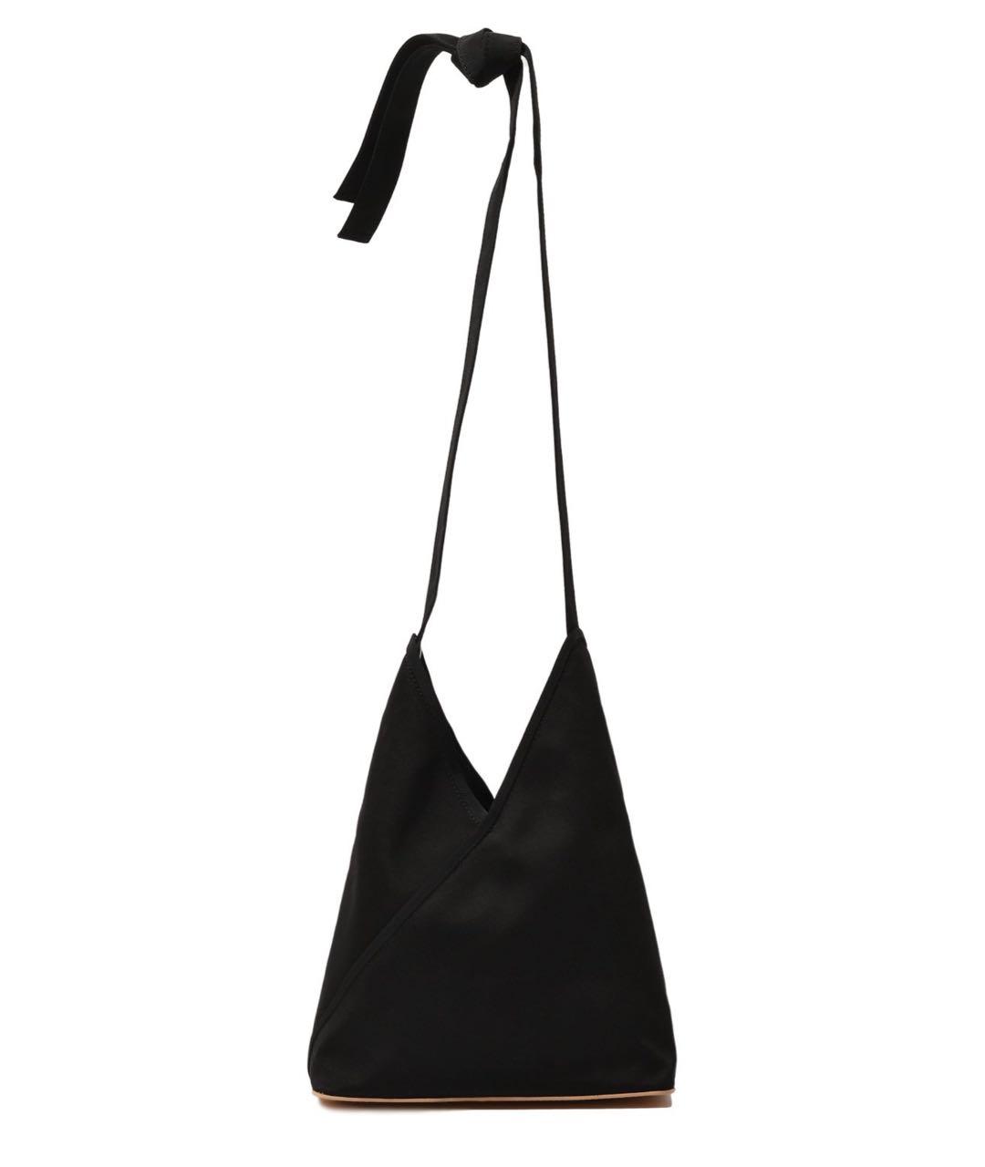 MM6 MAISON MARGIELA Черная тканевая сумка тоут, фото 1
