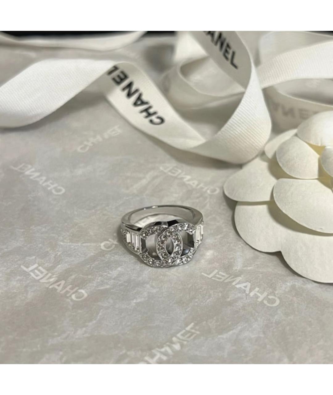 CHANEL Серебряное металлическое кольцо, фото 2