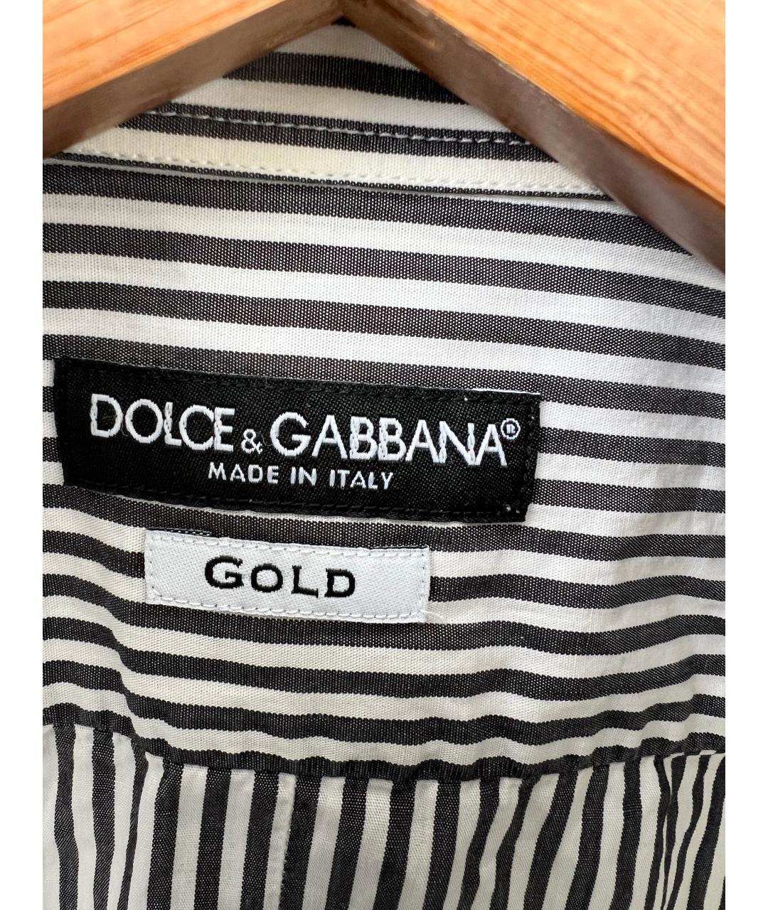DOLCE&GABBANA Хлопковая кэжуал рубашка, фото 4