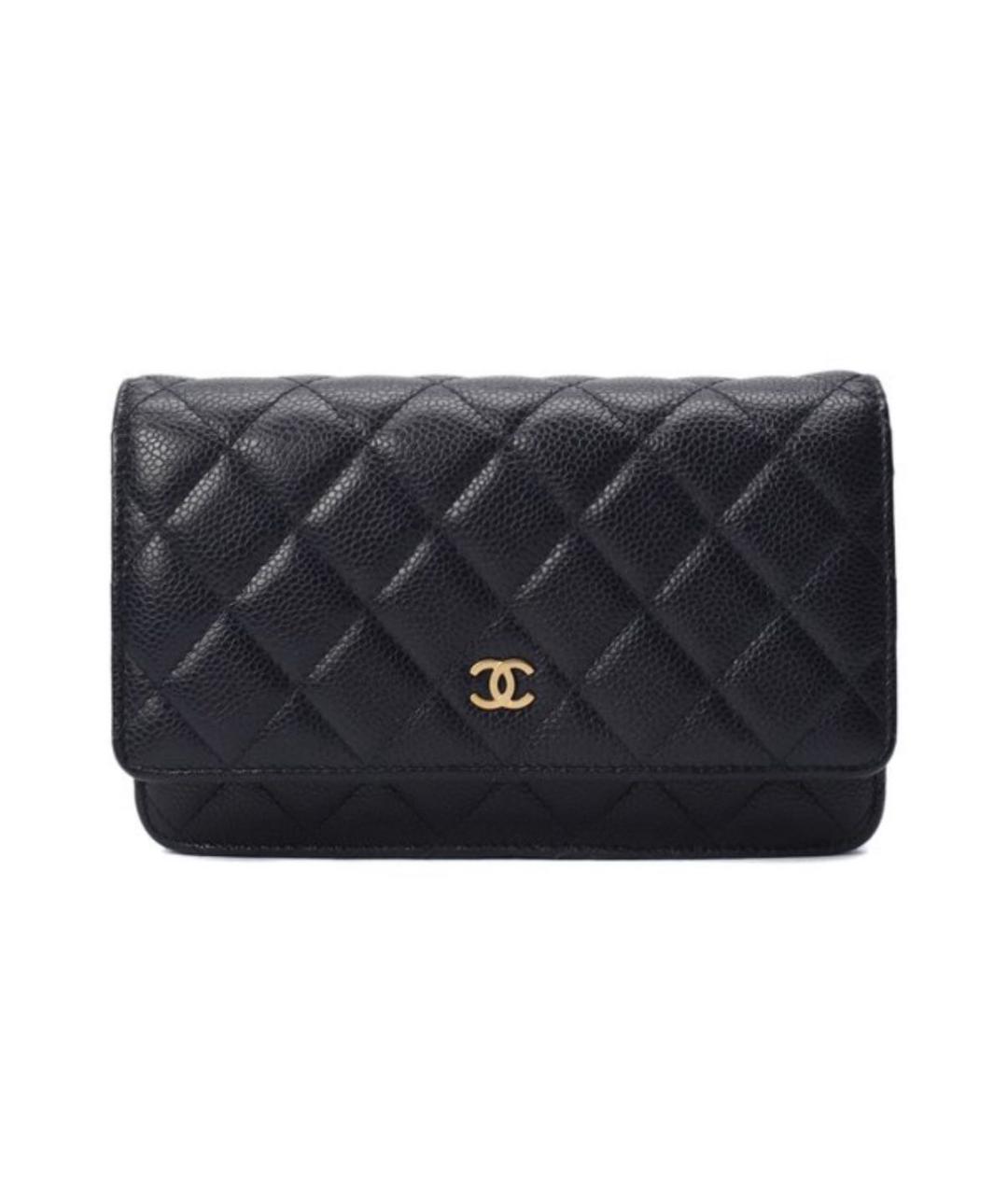 CHANEL Темно-синяя кожаная сумка через плечо, фото 1