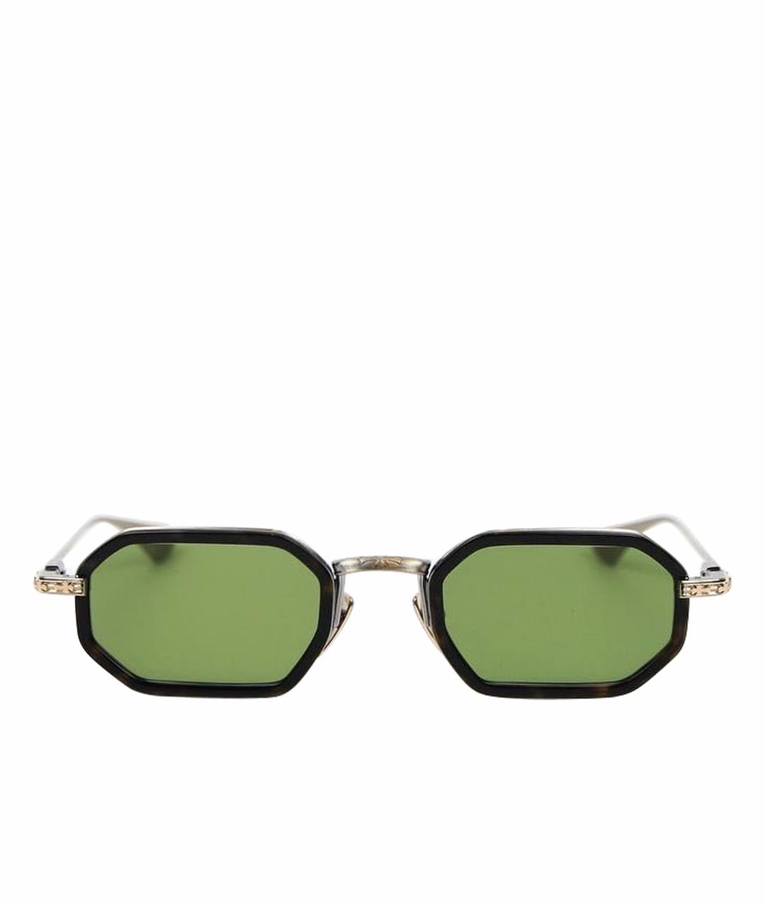 CHROME HEARTS Золотые металлические солнцезащитные очки, фото 1