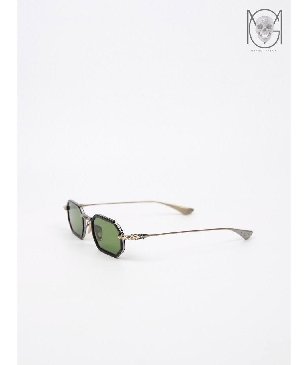 CHROME HEARTS Золотые металлические солнцезащитные очки, фото 2