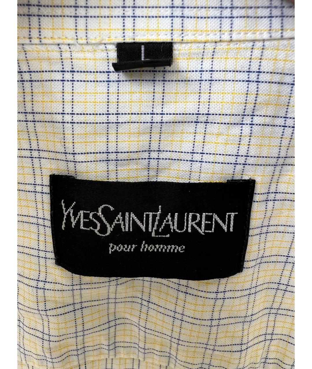 SAINT LAURENT Хлопковая кэжуал рубашка, фото 2