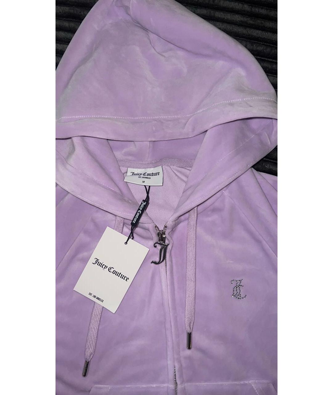 JUICY COUTURE Фиолетовый полиэстеровый спортивные костюмы, фото 6