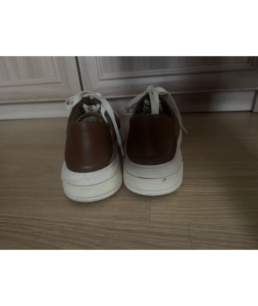 BALLY Коричневые замшевые кеды, фото 4