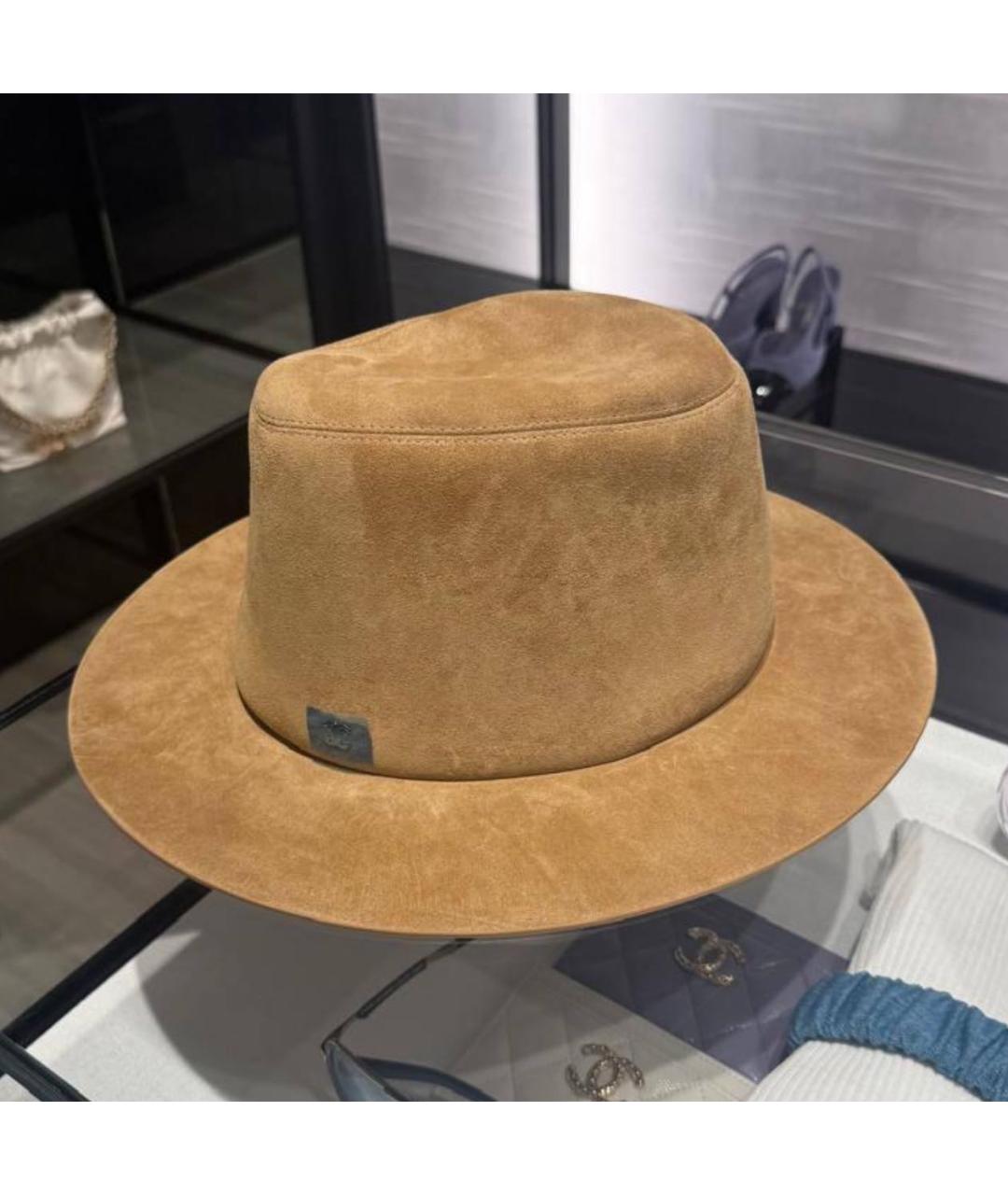 CHANEL Бежевая шляпа, фото 3