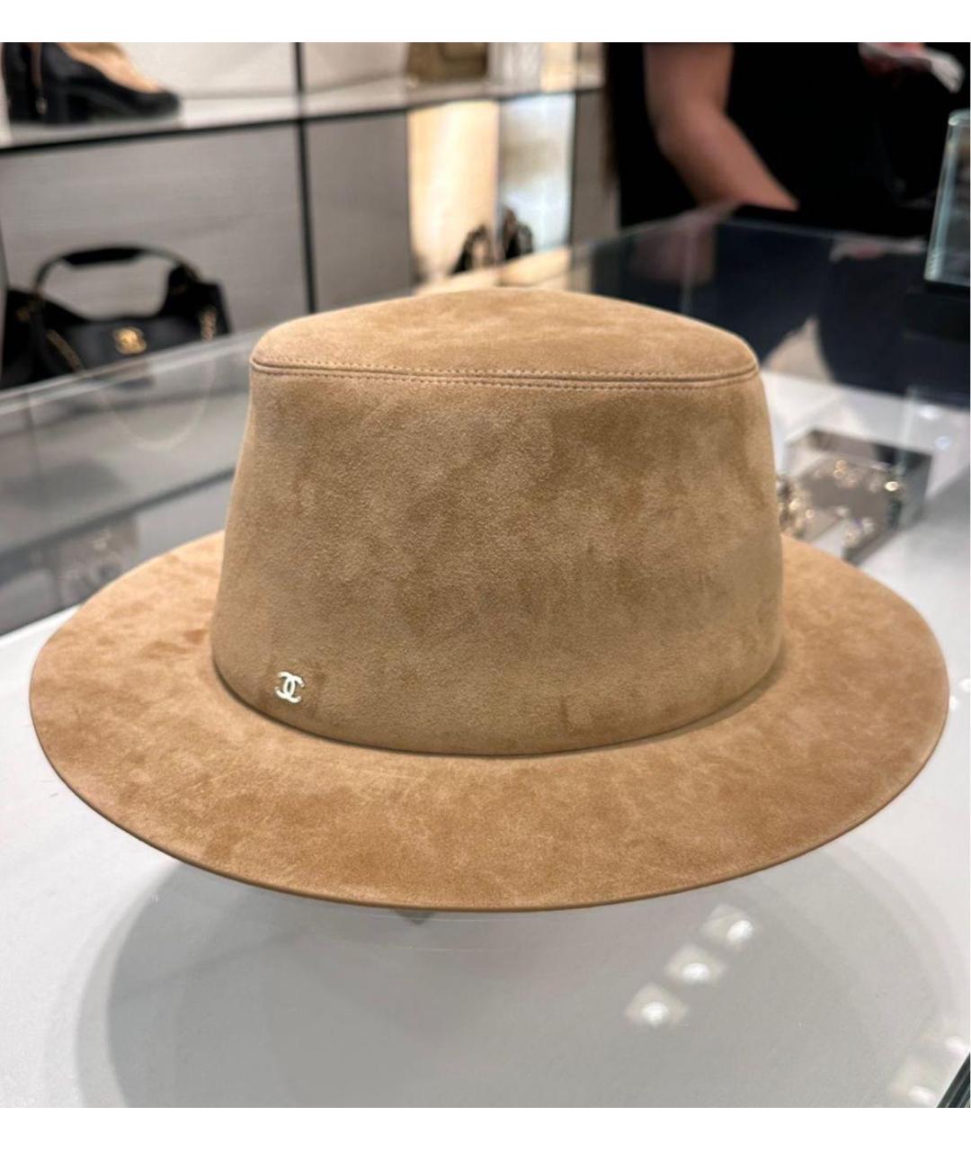 CHANEL Бежевая шляпа, фото 2