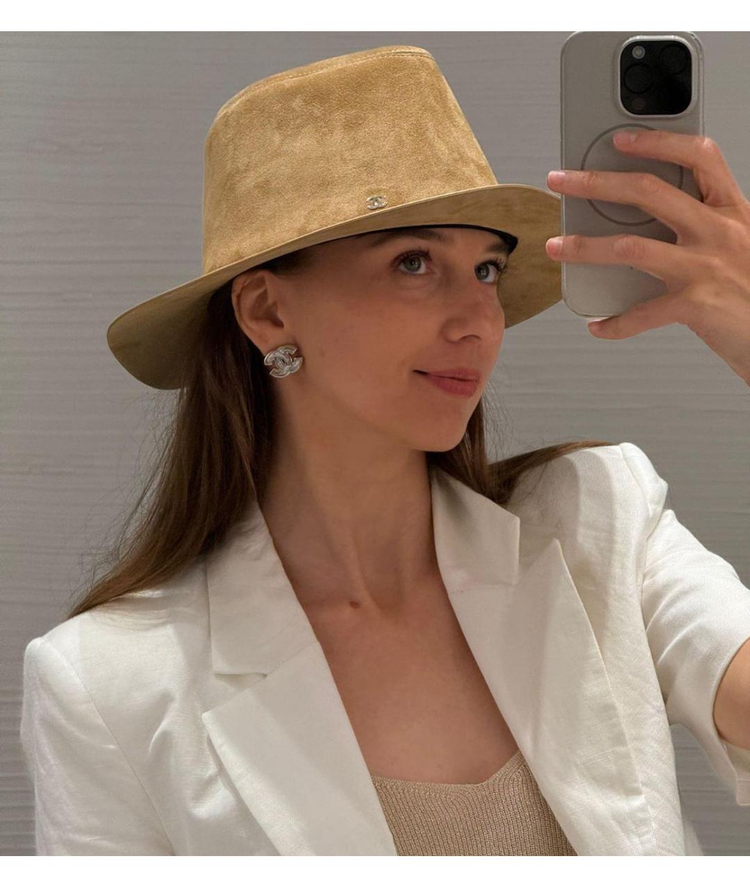 CHANEL Бежевая шляпа, фото 8