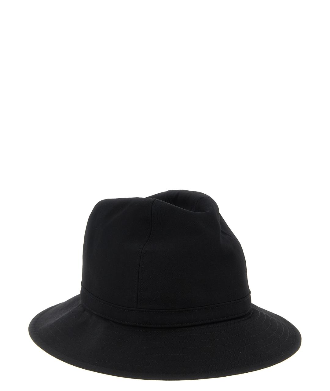 YOHJI YAMAMOTO Черная шляпа, фото 2