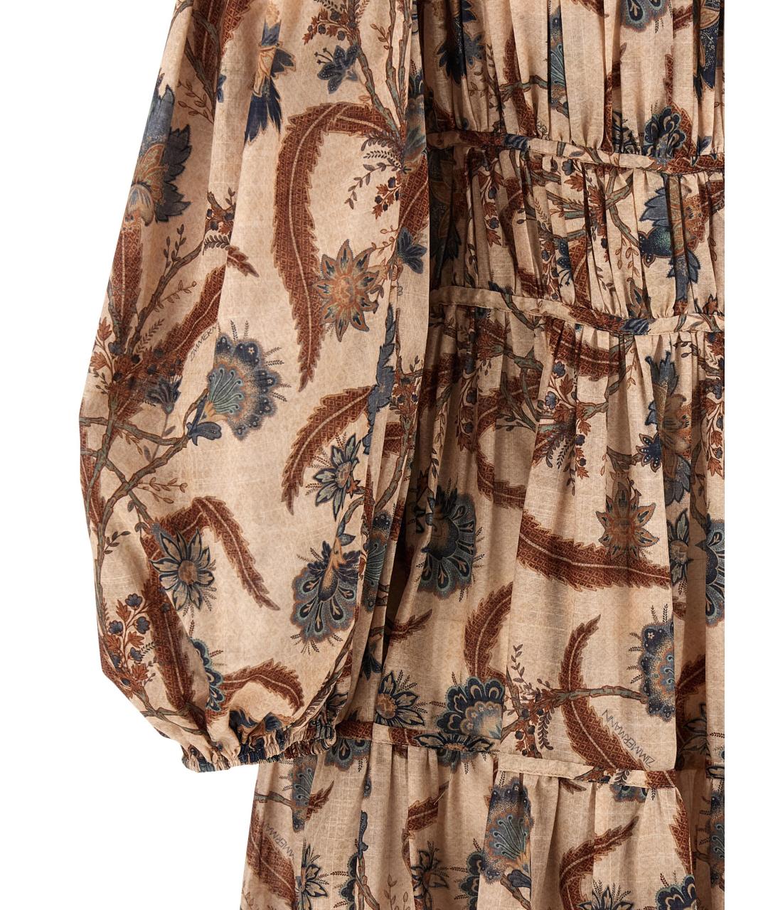ZIMMERMANN Мульти хлопковое повседневное платье, фото 4