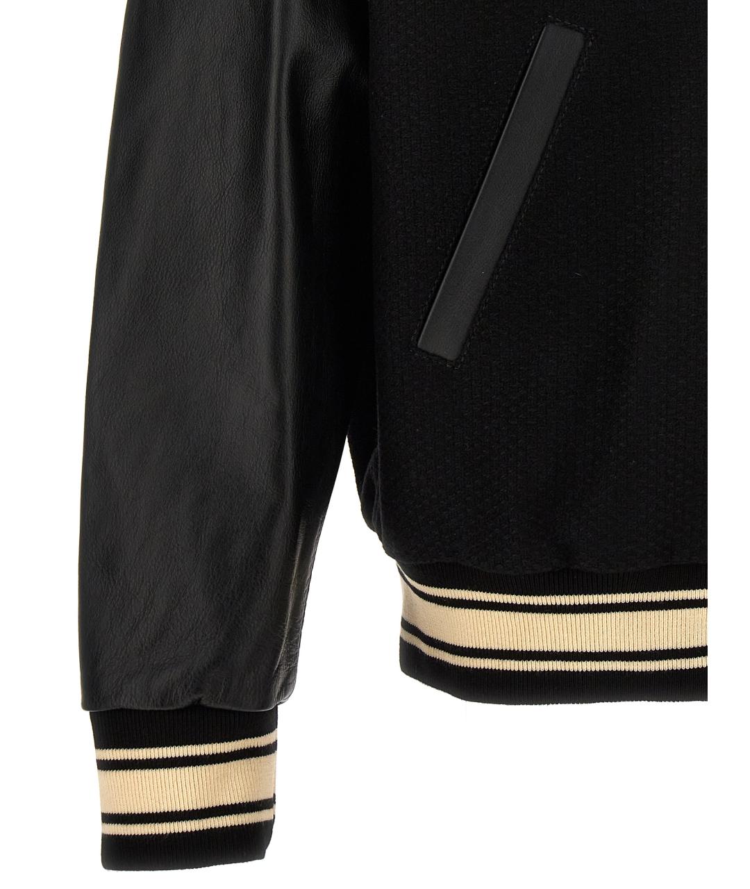 GOLDEN GOOSE DELUXE BRAND Черная шерстяная куртка, фото 5