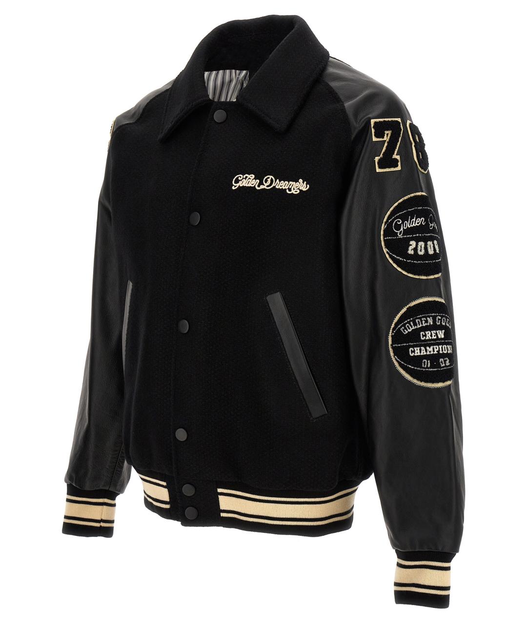 GOLDEN GOOSE DELUXE BRAND Черная шерстяная куртка, фото 3
