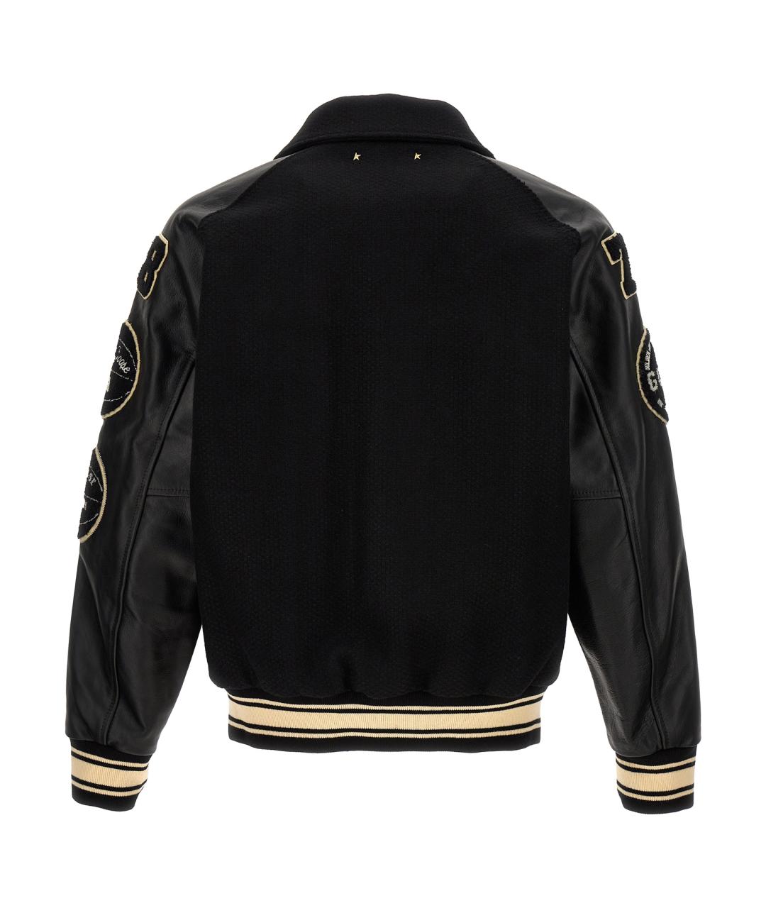 GOLDEN GOOSE DELUXE BRAND Черная шерстяная куртка, фото 2