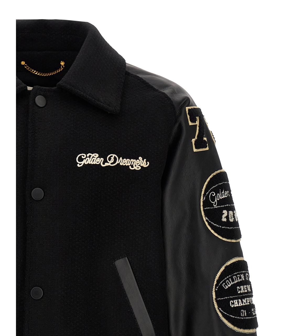GOLDEN GOOSE DELUXE BRAND Черная шерстяная куртка, фото 4