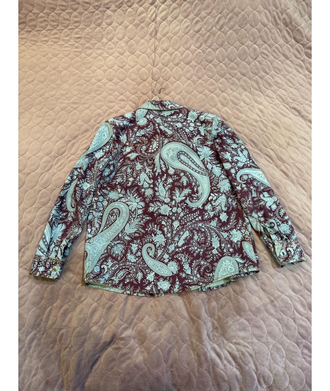 ETRO Голубая деним рубашка, фото 2