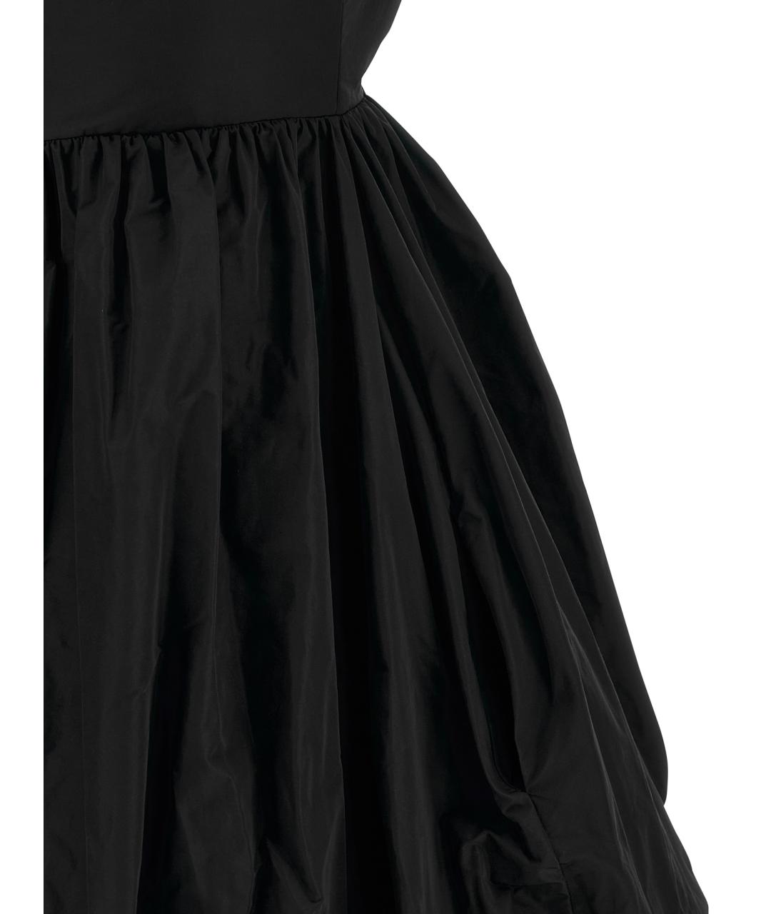 PINKO Черное полиэстеровое коктейльное платье, фото 4
