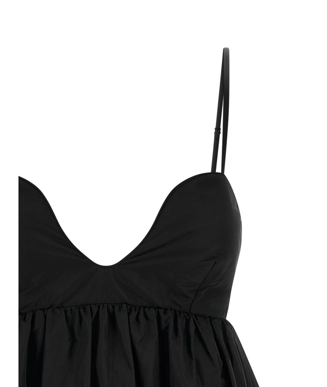 PINKO Черное полиэстеровое коктейльное платье, фото 3
